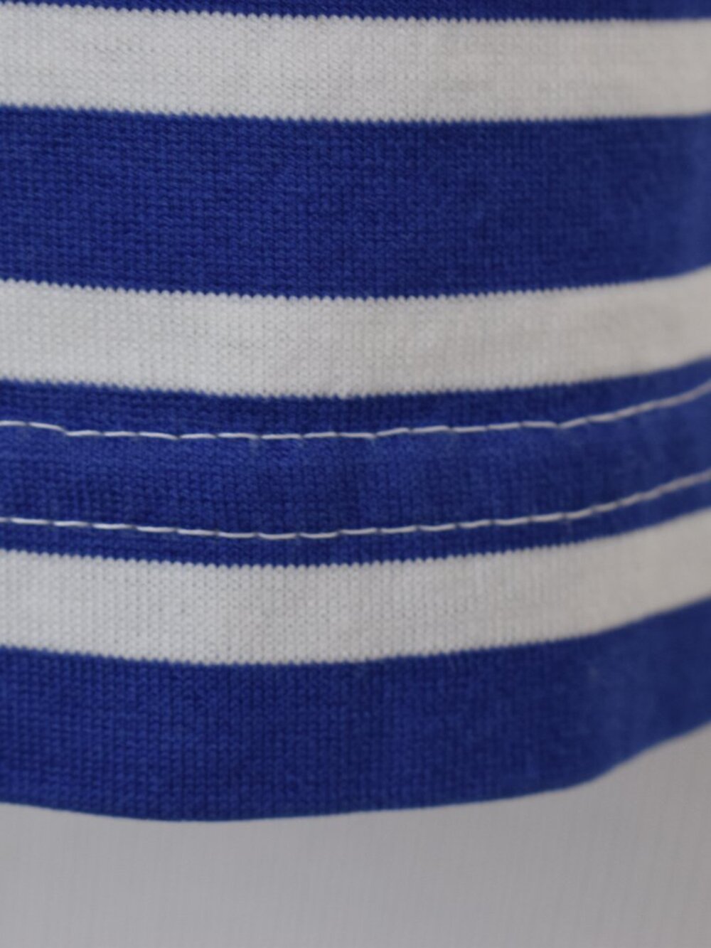 Vintage 90s Blue and White Striped Tee by Liz Claiborne | size S - Picture 9 of 13